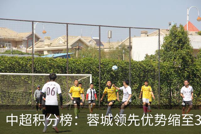 中超积分榜：蓉城领先优势缩至3分 两降级队最终确定